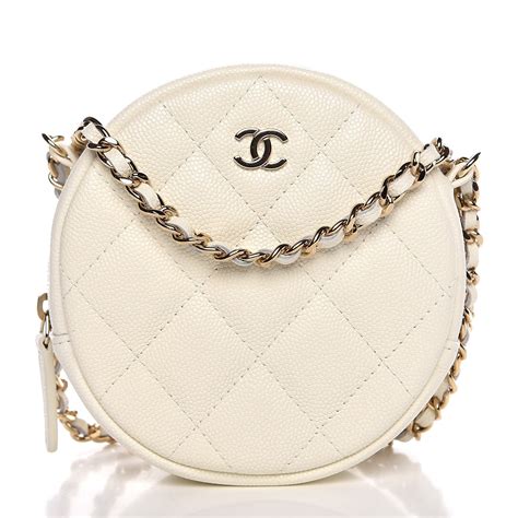 chanel caviar round bag|Chanel Caviar Round Clutch w/ Chain .